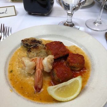 Park Side Restaurant - Shrimp, clams, stuffed mushrooms, and zucchini with some kinda magic on top - Italian Near Me - Corona, New York Park Side Restaurant - Shrimp, clams, stuffed mushrooms, and zucchini with some kinda magic on top - Italian Near Me - Corona, New York