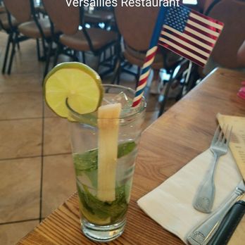 Versailles - Mojito wirh a special 4th of July straw - Cuban Near Me - Encino, California