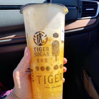 TIGER SUGAR - Tiger Mango Sago was perfect in the warm weather. - Bubble Tea Near Me - Little Ferry, New Jersey TIGER SUGAR - Tiger Mango Sago was perfect in the warm weather. - Bubble Tea Near Me - Little Ferry, New Jersey