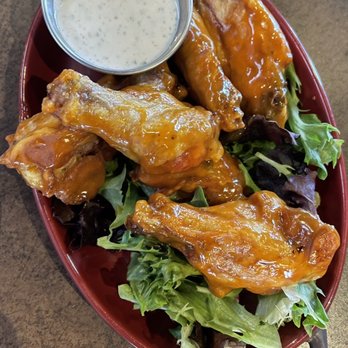 Brick & Bourbon - Spicy Mustard Wings - New American Near Me - Maple Grove, Minnesota