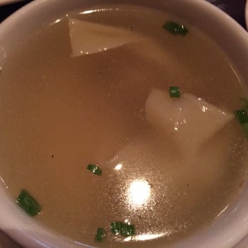 China Garden - Won Ton Soup.  Basic, light flavor.  Not overpowered with sesame oil. - Chinese Near Me - Hickory, North Carolina