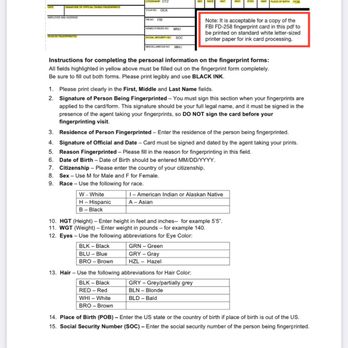 World Passport Photo - Instructions on how to fill out the fingerprint form - Notaries Near Me - Houston, Texas World Passport Photo - Instructions on how to fill out the fingerprint form - Notaries Near Me - Houston, Texas