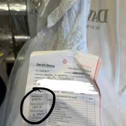 Smart Dry Cleaners - The receipt of my cotillion debutante dress from 2012!! I found in the garment bag, this dress hadn't been cleaned since