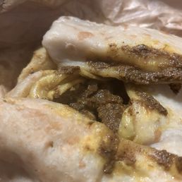 Curry goat roti- delicious! Curry goat roti- delicious!
