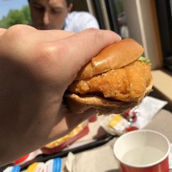 Spicy chicken sandwich
