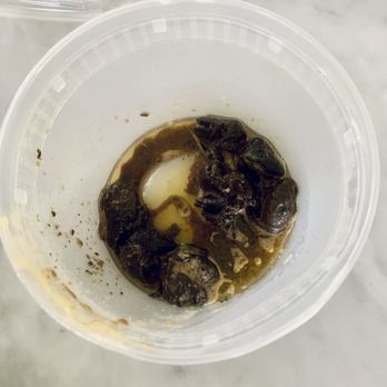 Savoy Kitchen - umm, this is wut our to-go escargot looked like thats a whole order & they removed da shells so they def dont look appetizing - Asian Fusion Near Me - Alhambra, California Savoy Kitchen - umm, this is wut our to-go escargot looked like thats a whole order & they removed da shells so they def dont look appetizing - Asian Fusion Near Me - Alhambra, California