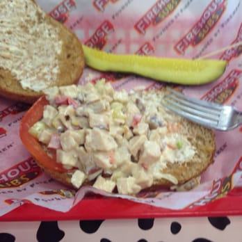Firehouse Subs - Mamas chicken salad sub. Not very good. Chicken salad very salty. - Sandwiches Near Me - Cedar Rapids, Iowa