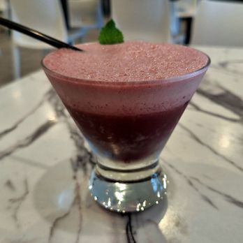 Aji Ceviche Bar - Pisco Sour con Chicha Morada - Peruvian Near Me - Tampa, Florida