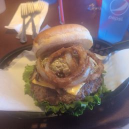 Mushroom pablano burger