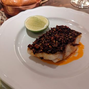 Angler - Sea bass with mala chili - Seafood Near Me - San Francisco, California