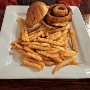 Water Wheel Tavern - Steakhouse burger and parmesan fries. - American Near Me - Doylestown, Pennsylvania
