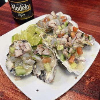 Mariscos El Barba Negra - Ostiones Preparados - Seafood Near Me - Hanford, California Mariscos El Barba Negra - Ostiones Preparados - Seafood Near Me - Hanford, California