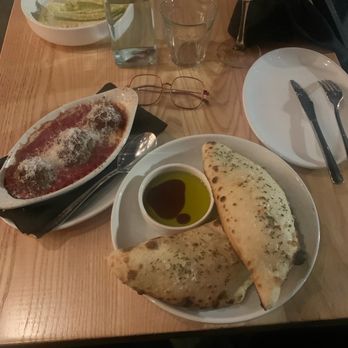 Via Farina Downtown - bread meatballs salad prosecco cello drink - Italian Near Me - Omaha, Nebraska Via Farina Downtown - bread meatballs salad prosecco cello drink - Italian Near Me - Omaha, Nebraska