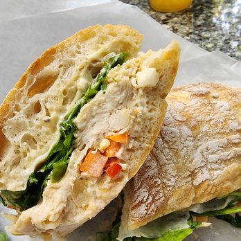 One House Bakery - "Spicy" roasted chicken sandwich. - Bakeries Near Me - Benicia, California One House Bakery - "Spicy" roasted chicken sandwich. - Bakeries Near Me - Benicia, California