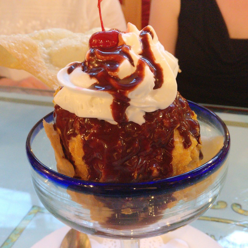 Pipi's - The "fried ice cream" that I don't think is really fried - more like rolled in corn flakes - but it's still pretty darn tasty! - Mexican Near Me - Puerto Vallarta, JAL Pipi's - The "fried ice cream" that I don't think is really fried - more like rolled in corn flakes - but it's still pretty darn tasty! - Mexican Near Me - Puerto Vallarta, JAL