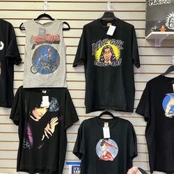 Rockin' Ruby’s Records - Rock shirts, collector's designer t's, leather jackets