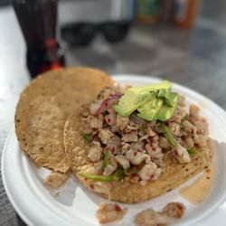 Ensenada Surf N Turf - Tostada Ceviche San Lucas