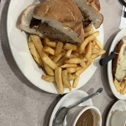 Meatloaf sandwich (w/ a side of fries and brown gravy) Meatloaf sandwich (w/ a side of fries and brown gravy)