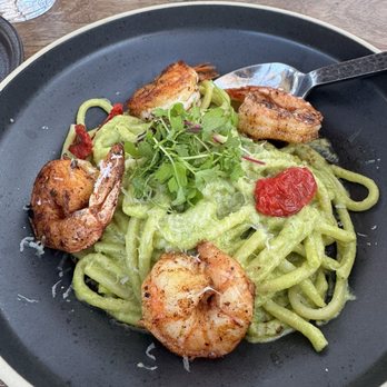 Long Shadow - Fideo de camaron. Shrimp was cooked to perfection - American Near Me - Jacumba Hot Springs, California Long Shadow - Fideo de camaron. Shrimp was cooked to perfection - American Near Me - Jacumba Hot Springs, California