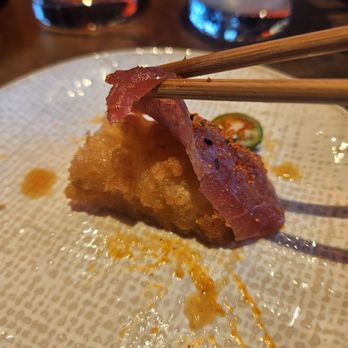 Blue Sushi Sake Grill - Cherry Bomb - tuna is thin but it's still absolutely delicious! - Sushi Bars Near Me - Tempe, Arizona