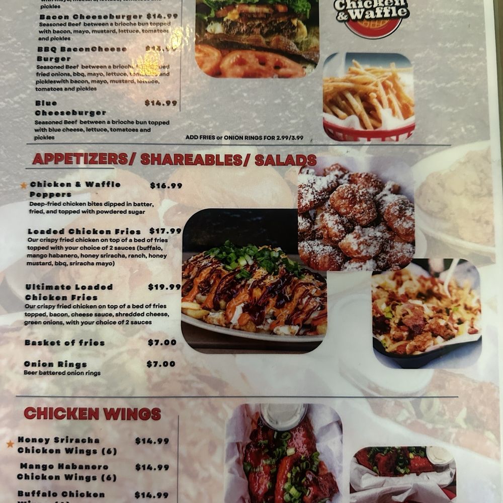 Mom's Chicken and Waffles - Lunch Menu 4/2026 - New American Near Me - San Diego, California