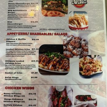 Mom's Chicken and Waffles - Lunch Menu 4/2026 - New American Near Me - San Diego, California