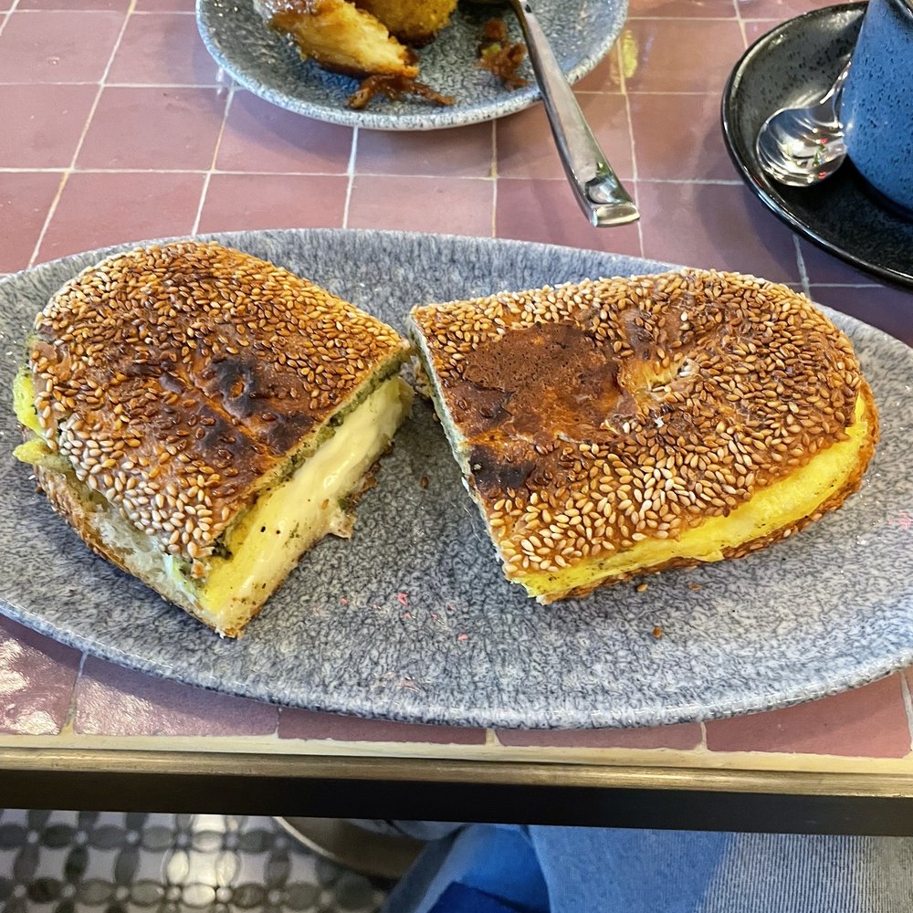 K'Far - Jerusalem Bagel Egg and Cheese - Breakfast & Brunch Near Me - Brooklyn, New York K'Far - Jerusalem Bagel Egg and Cheese - Breakfast & Brunch Near Me - Brooklyn, New York