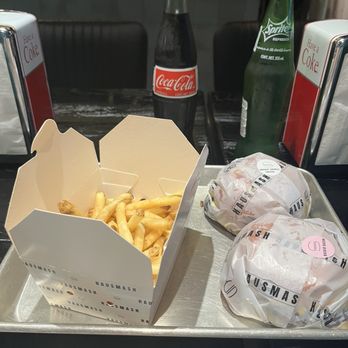 Hausmash - Our meal with our drinks & classic fries - Burgers Near Me - Weston, Florida Hausmash - Our meal with our drinks & classic fries - Burgers Near Me - Weston, Florida