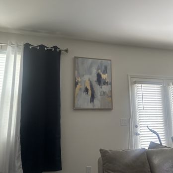 Gravity Solutions TV Mounting & Handyman Services - Wall art and curtain rod, I just need longer curtains. - TV Mounting Near Me - Atlanta, Georgia Gravity Solutions TV Mounting & Handyman Services - Wall art and curtain rod, I just need longer curtains. - TV Mounting Near Me - Atlanta, Georgia