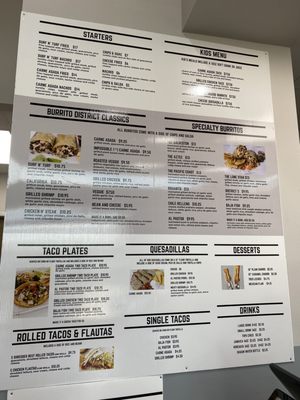 Menu photo 7 Burrito District Spring, TX
