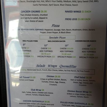 Beach Point - Menu 2 - Bars Near Me - Celina, Ohio