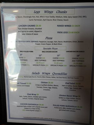 Menu photo 4 Beach Point Celina, OH