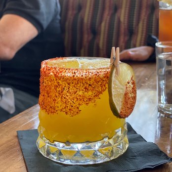 The Olive Restobar - Mango Margarita $9 during happy hour. - Mediterranean Near Me - Downey, California