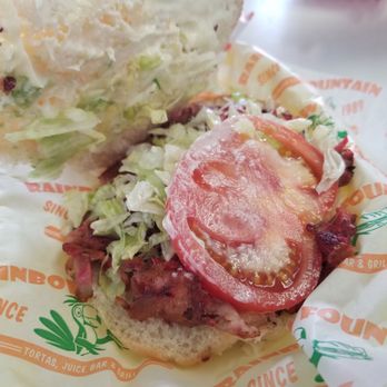 Rainbow Fountain - Colita de pavo torta - Mexican Near Me - El Paso, Texas Rainbow Fountain - Colita de pavo torta - Mexican Near Me - El Paso, Texas