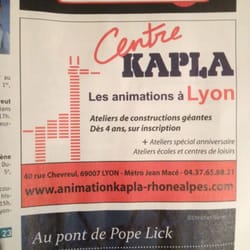 Centre Kapla Animation - Dans Grain de sel : pub