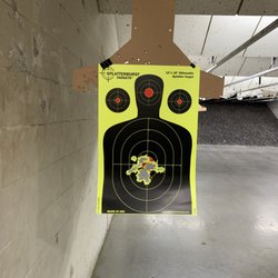 LeadFeather - Good grouping.  Using Sig Sauer P220 with .45ACP 230 gr