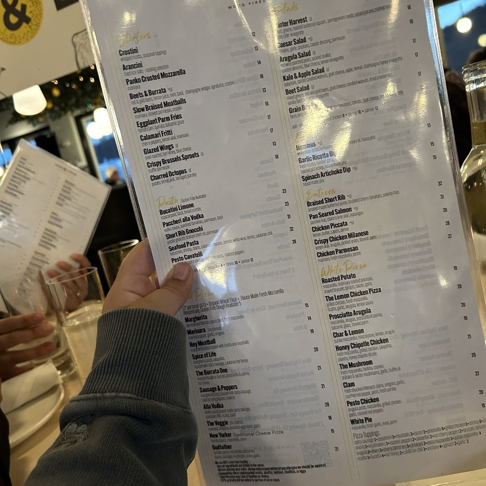 Char & Lemon - Menu - Italian Near Me - Oxford, Connecticut Char & Lemon - Menu - Italian Near Me - Oxford, Connecticut