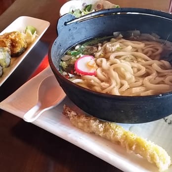 Ozora Sushi Restaurant - Nabeyaki udon and baked Wendy roll. So so good! - Sushi Bars Near Me - Concord, California Ozora Sushi Restaurant - Nabeyaki udon and baked Wendy roll. So so good! - Sushi Bars Near Me - Concord, California