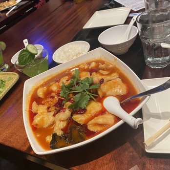 Q Restaurant - Steamed Flounder in Chili Broth - Chinese Near Me - Boston, Massachusetts Q Restaurant - Steamed Flounder in Chili Broth - Chinese Near Me - Boston, Massachusetts