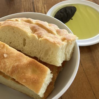 Pasta Sisters - Focaccia bread with olive oil and balsamic vinegar - Italian Near Me - Culver City, California Pasta Sisters - Focaccia bread with olive oil and balsamic vinegar - Italian Near Me - Culver City, California