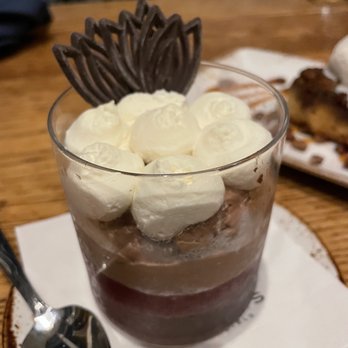 Amatista Cookhouse - Dark Chocolate Mousse with Raspberry - Caribbean Near Me - Orlando, Florida
