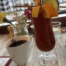 Coffee and Bloody Mary