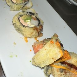 Asian Sea Grill - Horribly overcooked roll