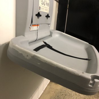 Pitfire Pizza - Unusable changing table due to slope - Pizza Near Me - Culver City, California