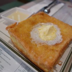 Kong Sihk Tong - French Toast with Peanut Butter and Condensed Milk