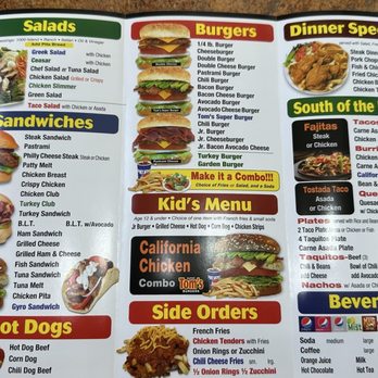 Super Tom's Burgers - Takeout Menu - Fast Food Near Me - Azusa, California Super Tom's Burgers - Takeout Menu - Fast Food Near Me - Azusa, California