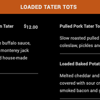 Oakside - Loaded Tater Tots - Seafood Near Me - Big Bear Lake, California Oakside - Loaded Tater Tots - Seafood Near Me - Big Bear Lake, California