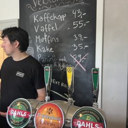 Kristiansten Festning - 6/22/23 The Fort, Kristiansten.  Cafe. Local beers