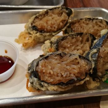 Pike Kitchen - Crispy seaweed roll with japchae noodles inside; from k street - Korean Near Me - Rockville, Maryland