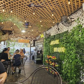 Miami Squeeze - Dining area in the back - Juice Bars & Smoothies Near Me - North Miami Beach, Florida Miami Squeeze - Dining area in the back - Juice Bars & Smoothies Near Me - North Miami Beach, Florida